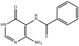 Benzamide, N-(4-amino-1,6-dihydro-6-oxo-5-pyrimidinyl)- 结构式