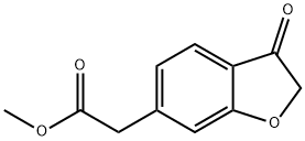 2-(3-氧代-2,3-二氢苯并呋喃-6-基)乙酸甲酯 结构式