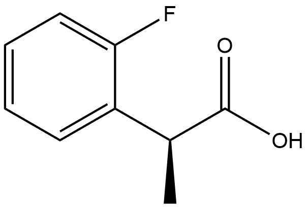 (S)-2-(2-氟苯基)丙酸 结构式