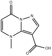4-甲基-7-氧代-吡唑并[1,5-A]嘧啶-3-甲酸 结构式