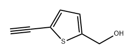 (5-乙炔基噻吩-2-基)甲醇 结构式