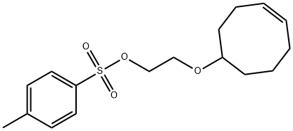 Ethanol, 2-(4-cycloocten-1-yloxy)-, 1-(4-methylbenzenesulfonate) 结构式
