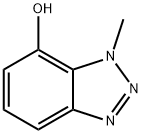 1-甲基-1H-苯并[D][1,2,3]三唑-7-醇 结构式