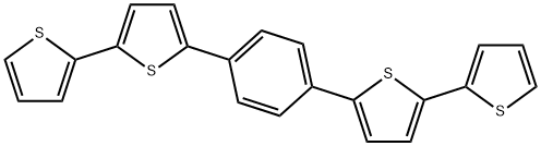 2,2'-Bithiophene, 5,5''-(1,4-phenylene)bis- 结构式