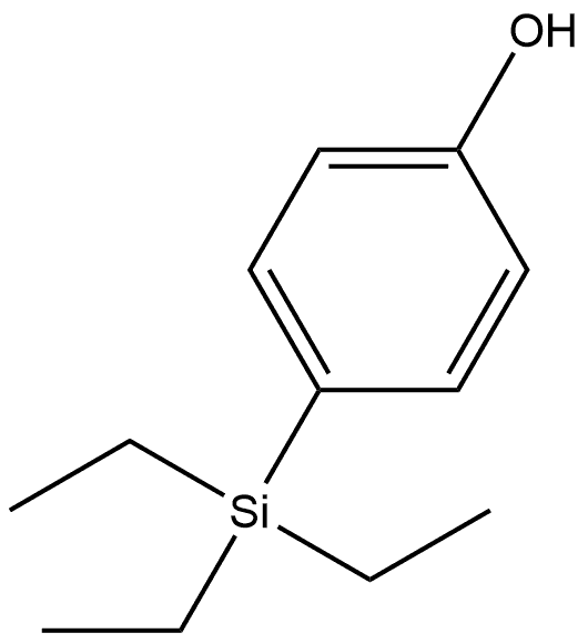 4-(Triethylsilyl)phenol 结构式
