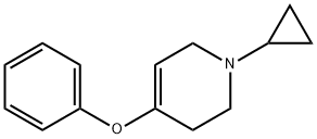 Pyridine, 1-cyclopropyl-1,2,3,6-tetrahydro-4-phenoxy- 结构式