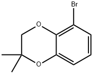 5-bromo-2,2-dimethyl-2,3-dihydro-1,4-benzodioxine 结构式