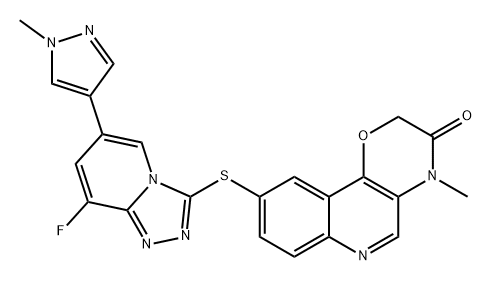 化合物 DALMELITINIB 结构式
