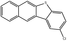 2-Chlorobenzo[b]naphtho[2,3-d]thiophene 结构式
