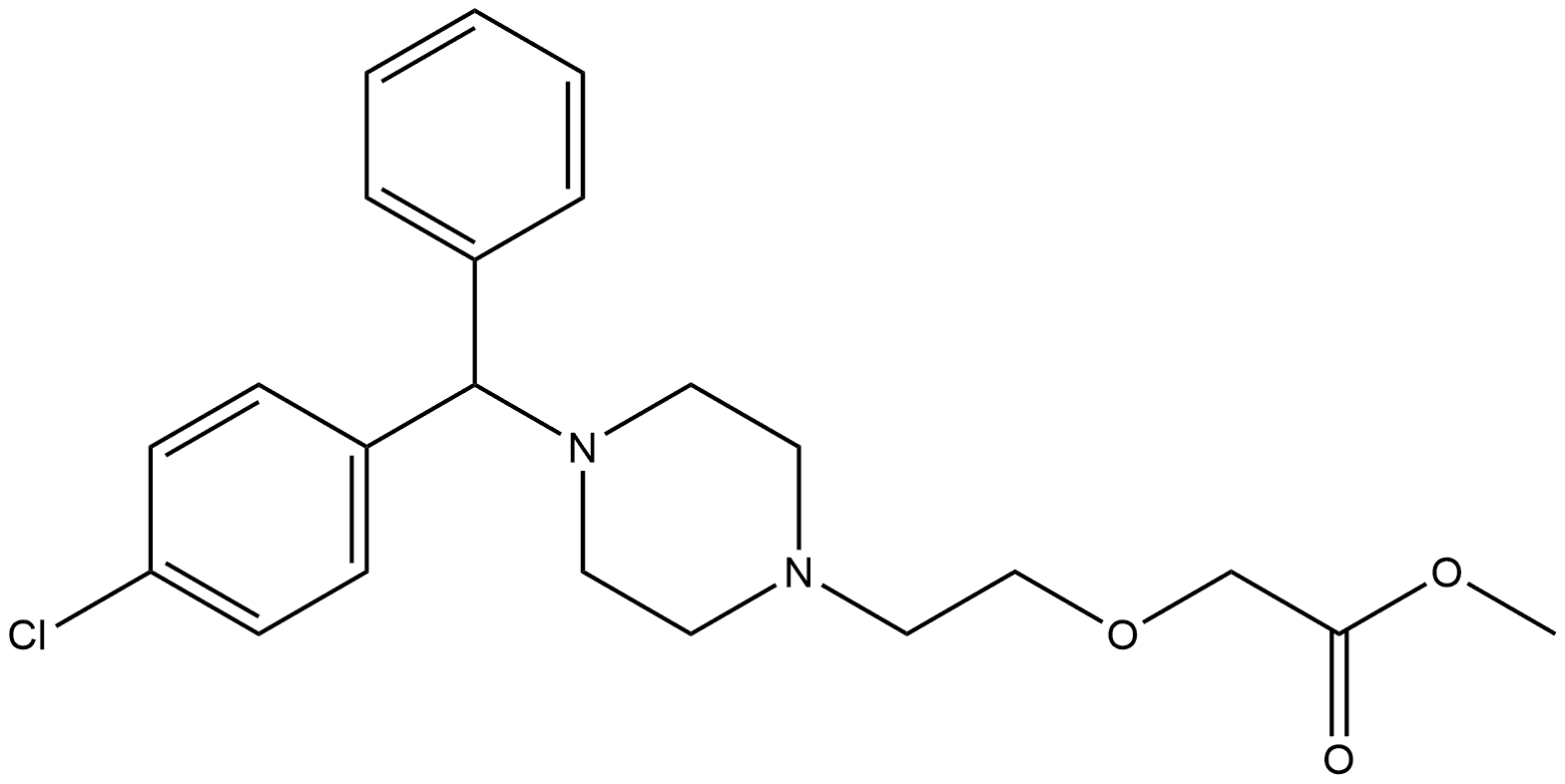 西替利嗪杂质63 结构式