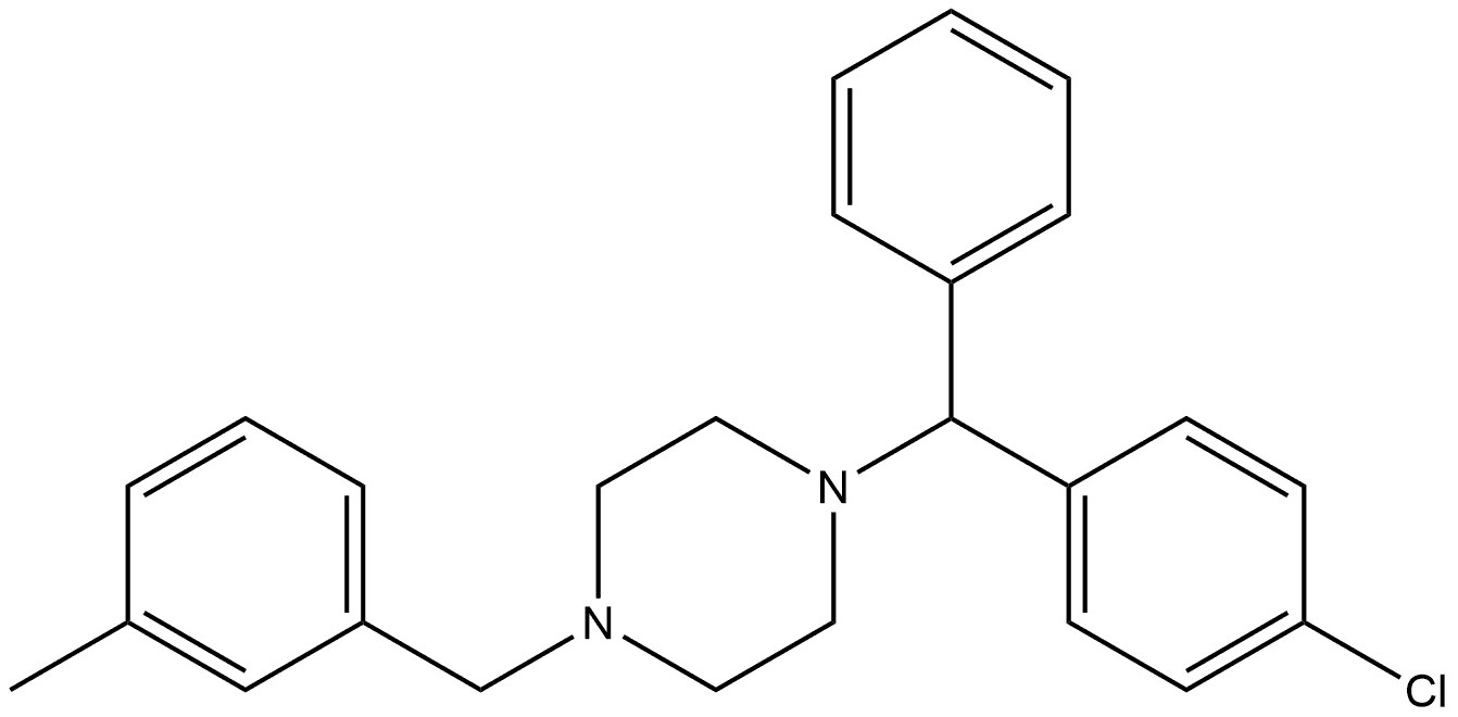 mecilizine 结构式