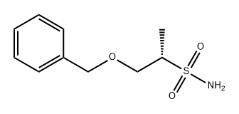 (S)-1-(苄氧基)丙烷-2-磺酰胺 结构式