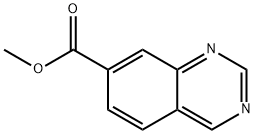 喹唑啉-7-羧酸甲酯 结构式