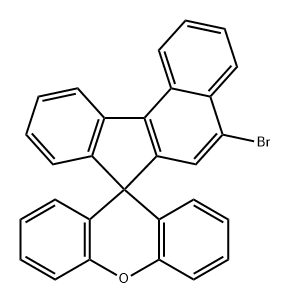 5-溴螺[7H-苯并[C]芴-7,9′-[9H]氧杂蒽] 结构式