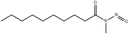 Decanamide, N-methyl-N-nitroso- 结构式
