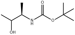 ((2R)-3-羟基丁-2-基)氨基甲酸叔丁酯 结构式