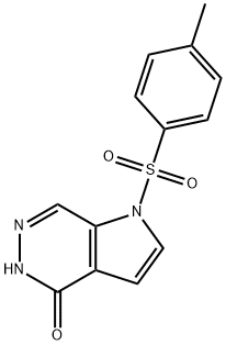 1,5-二氢-1-[(4-甲基苯基)磺酰基]-4H-吡咯并[2,3-D]哒嗪-4-酮 结构式