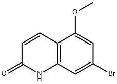 7-溴-5-甲氧基喹啉-2(1H)-酮 结构式