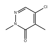 3(2H)-Pyridazinone, 5-chloro-2,4-dimethyl- 结构式