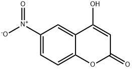 4-hydroxy-6-nitro-2H-chromen-2-one 结构式