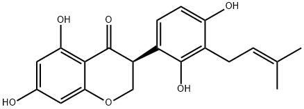 二氢甘草异黄酮 结构式