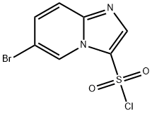 6-溴咪唑并[1,2-A]吡啶-3-磺酰氯 结构式