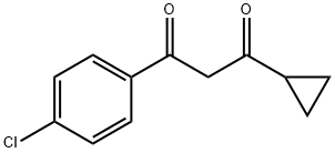 1-(4-氯苯基)-3-环丙基丙烷-1,3-二酮 结构式