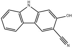 2-羟基-9H-咔唑-3-碳腈 结构式
