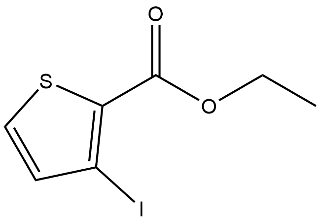 ethyl 3-iodothiophene-2-carboxylate 结构式