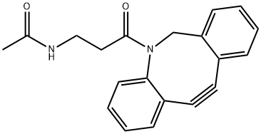 N-[3-(11,12-二脱氢二苯并[B,F]氮杂环辛-5(6H)-基)-3-氧代丙基]乙酰胺 结构式