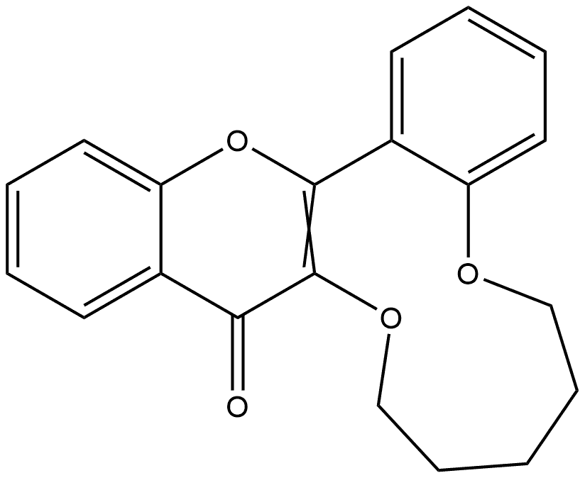 8,14,23-Trioxatetracyclo[13.8.0.0^{2,7}.0^{17,22}]tricosa-1(15),2(7),3,5,17,19,21-heptaen-16-one 结构式