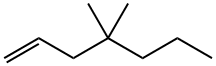 1-Heptene, 4,4-dimethyl- 结构式