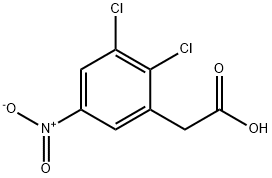 Benzeneacetic acid, 2,3-dichloro-5-nitro- 结构式