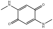 2,5-双(甲氨基)-1,4-苯醌 结构式