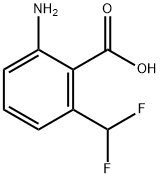 2-amino-6-(difluoromethyl)benzoic acid 结构式