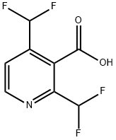 2,4-双(二氟甲基)烟酸 结构式