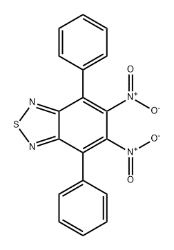 5,6-二硝基-4,7-二苯基-2,1,3-苯并噻二唑 结构式