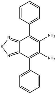 4,7-二苯基-2,1,3-苯并噻二唑-5,6-二胺 结构式
