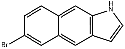 6-溴-1H-BENZ[F]?吲哚 结构式