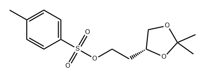 1,3-Dioxolane-4-ethanol, 2,2-dimethyl-, 4-methylbenzenesulfonate, (R)- (9CI) 结构式