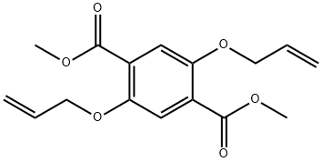 2,5-双(烯丙氧基)对苯二甲酸甲酯 结构式