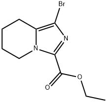 ethyl
1-bromo-5H,6H,7H,8H-imidazo[1,5-a]pyridine-3-ca
rboxylate 结构式