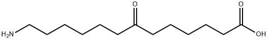 Tridecanoic acid, 13-amino-7-oxo- 结构式