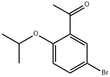 1-(5-溴-2-异丙氧基苯基)乙-1-酮 结构式