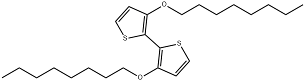 2,2'-Bithiophene, 3,3'-bis(octyloxy)- 结构式