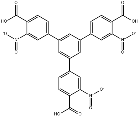 1,3,5-三(3-硝基-4-羧基苯基)苯 结构式