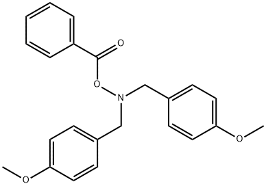 O-benzoyl-N,N-bis(4-methoxybenzyl)hydroxylamine 结构式