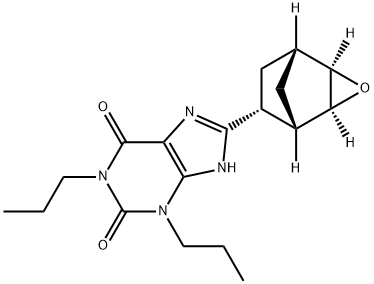 1H-Purine-2,6-dione, 3,9-dihydro-8-(1S,2R,4S,5S,6R)-3-oxatricyclo[3.2.1.02,4]oct-6-yl-1,3-dipropyl- 结构式