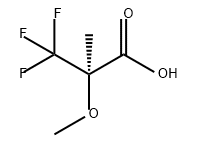 (R)-3,3,3-三氟-2-甲氧基-2-甲基丙酸 结构式