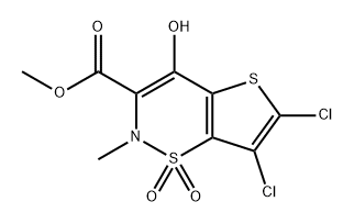 氯诺昔康杂质23 结构式